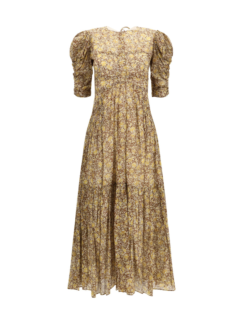 Marant Étoile Marant Étoile Sichellia Dress Khaki - World Class Fashion