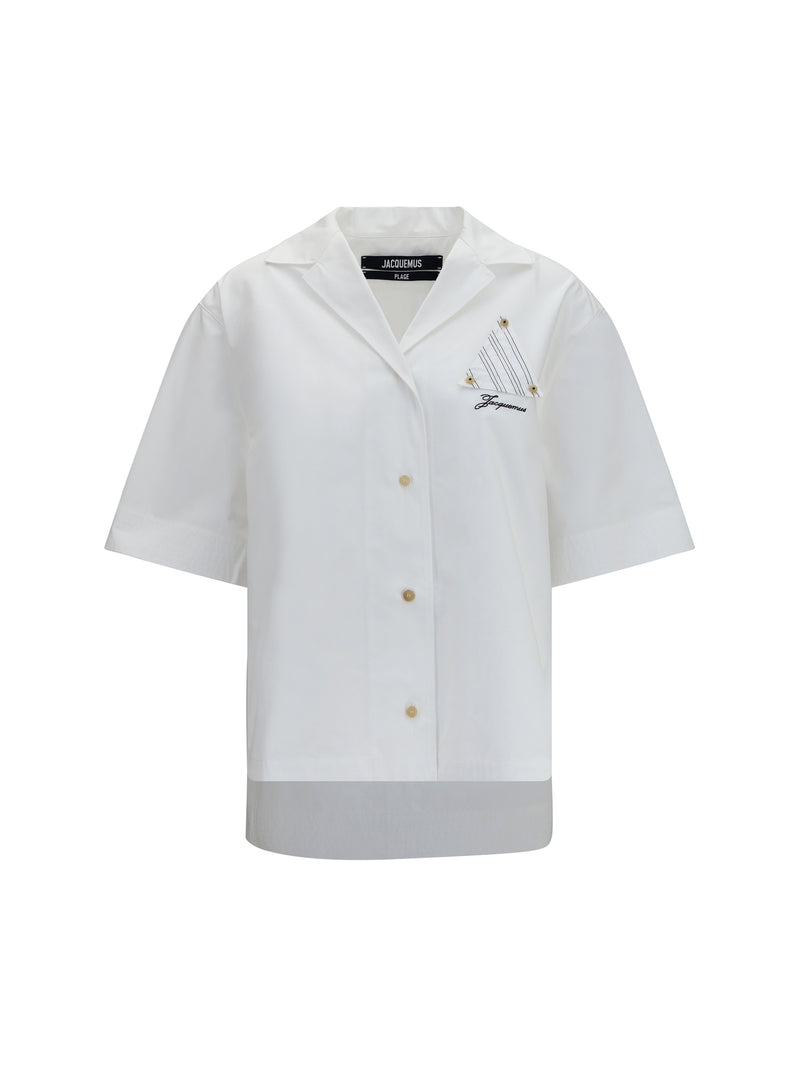 Jacquemus Jacquemus La Chemise Marin Shirt White Women - World Class Fashion