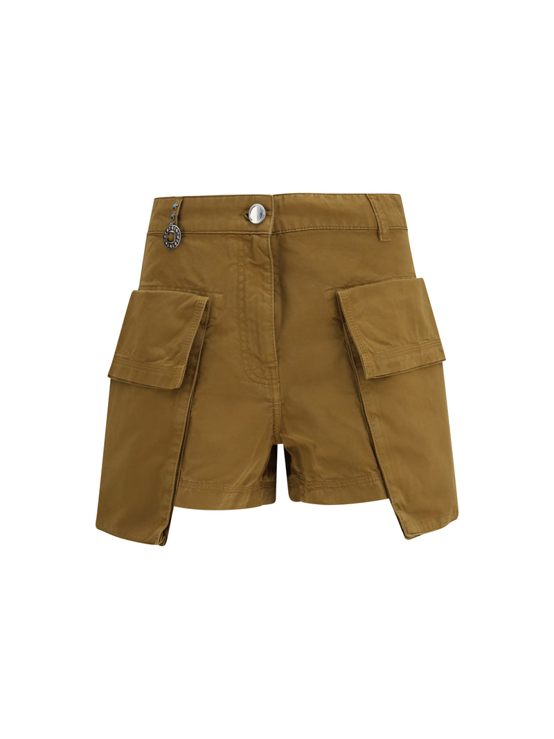 Pinko Pinko Kiwi Cargo Shorts Bronzo - World Class Fashion