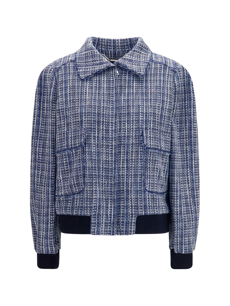 Kiton Kiton Tweed Jacket Blue Women - World Class Fashion