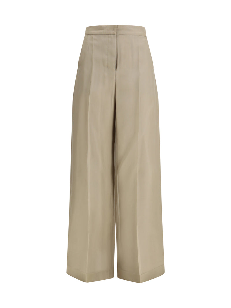 Pianoforte- Max Mara Pantalones de seda Sabbia Pianoforte Max Mara - World Class Fashion