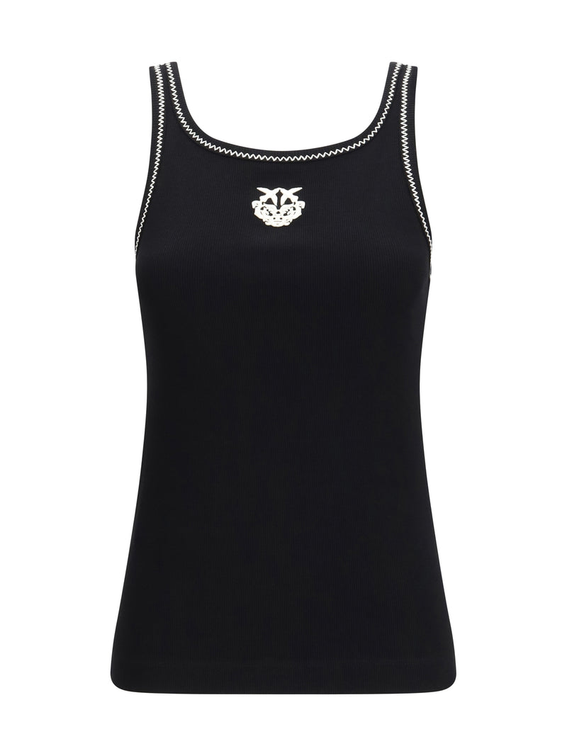 Pinko Pinko Bitetto Top Black/White - World Class Fashion