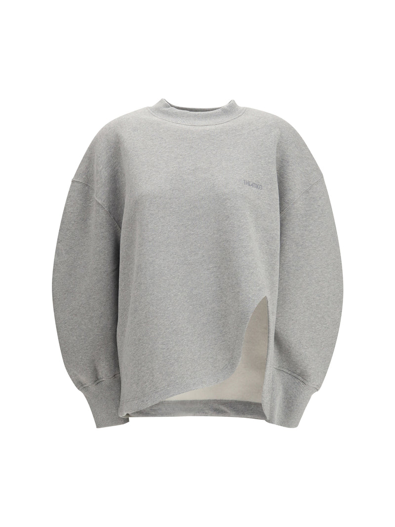 The Attico The Attico Oversized Sweater Melange Grey Women - World Class Fashion