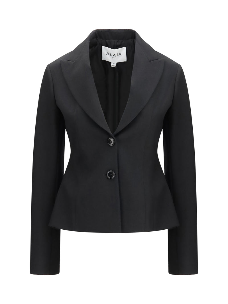 Alaia Alaïa Lightweight Wool Jacket Noir Women - World Class Fashion