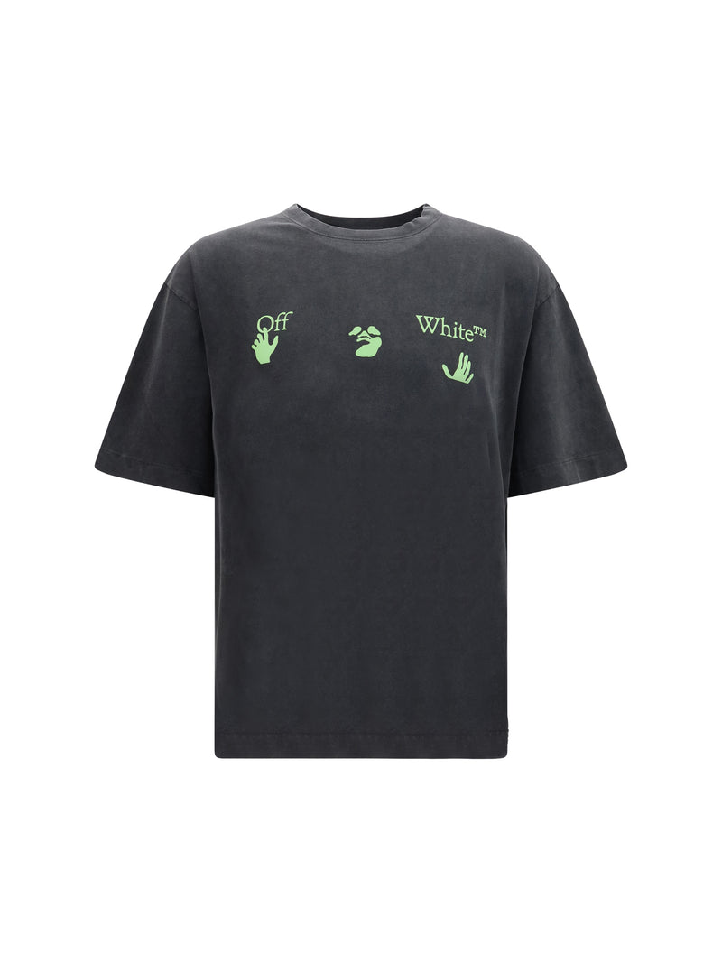 Off-white Off-white Skate Arrow Bacco T-shirt Vintage Black - World Class Fashion