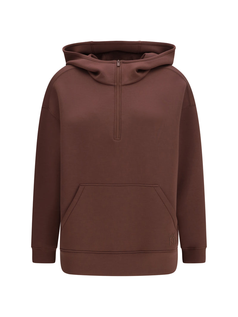 Max Mara Weekend Max Mara Weekend Radura Hooded Sweatshirt Marrone - World Class Fashion
