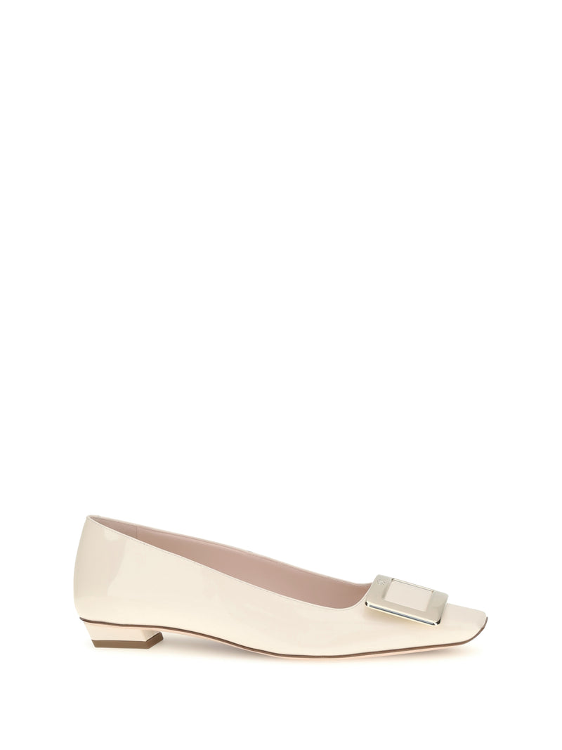 Roger Vivier Roger Vivier Bailarinas Belle Vivier de Charol Negras para Mujer - World Class Fashion