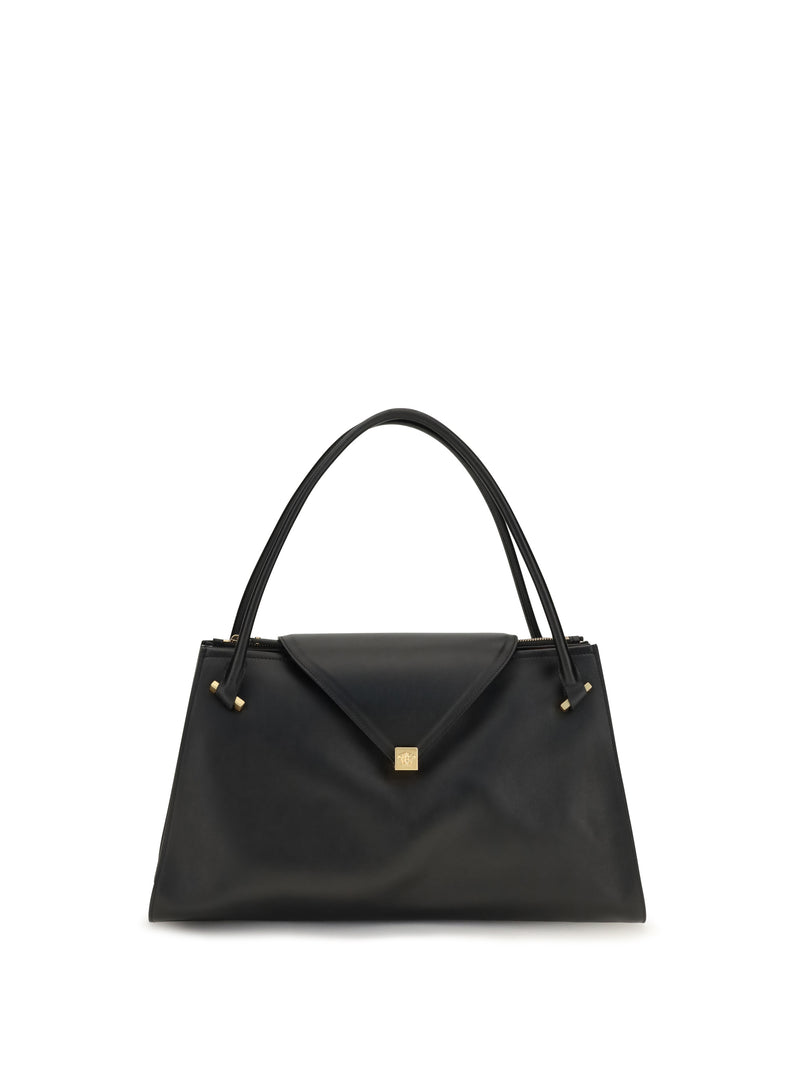 Versace Versace Large Severine Shoulder Bag Black/Gold - World Class Fashion