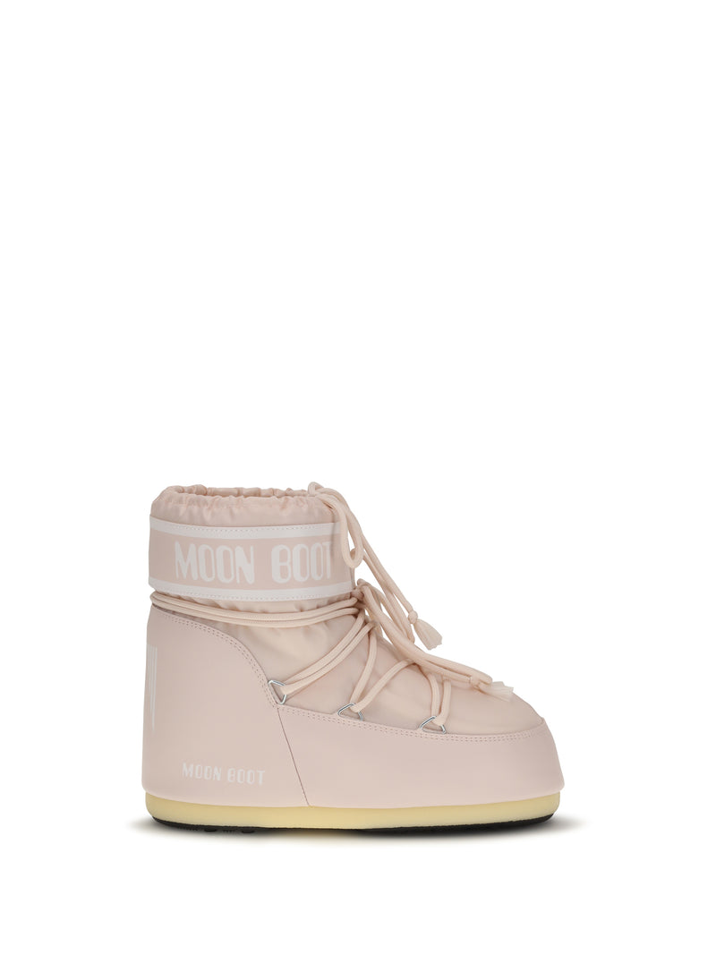 Moon Boot Moon Boot Icon Low Boots Dusty Pink - World Class Fashion
