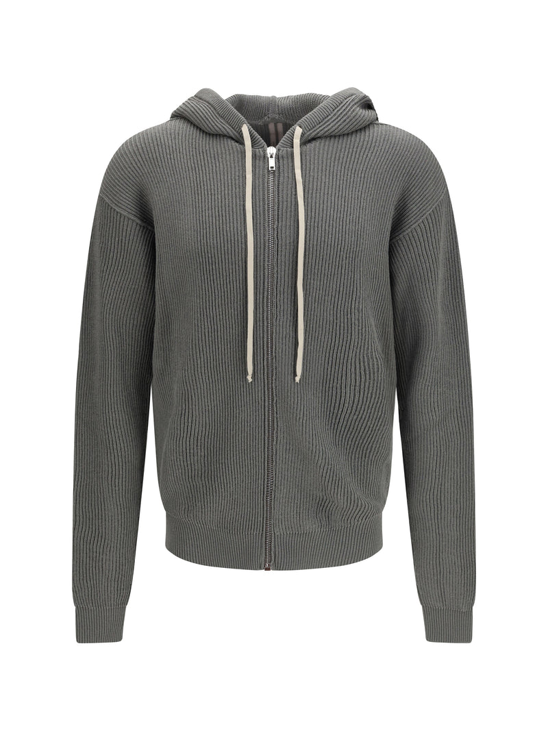 Rick Owens Rick Owens Ribbed Virgin Wool Knit Hoodie EUCA - World Class Fashion