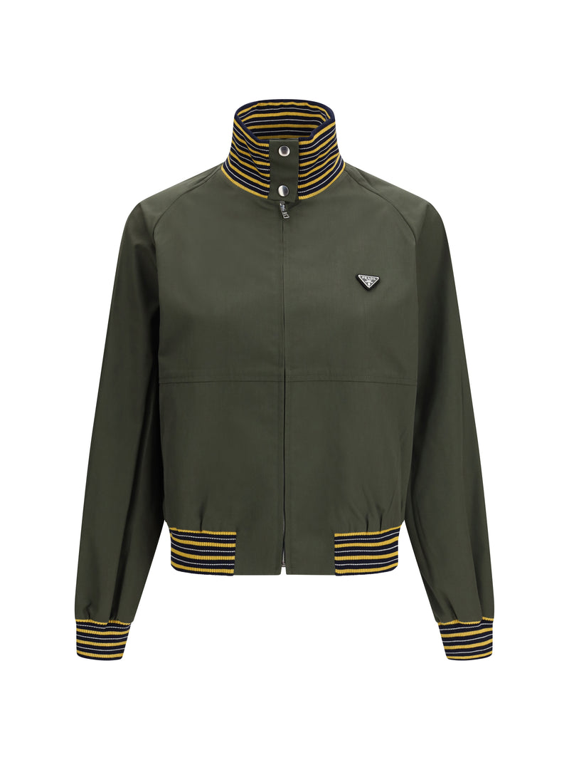 Prada Prada Technical Canvas Blouson Militare - World Class Fashion