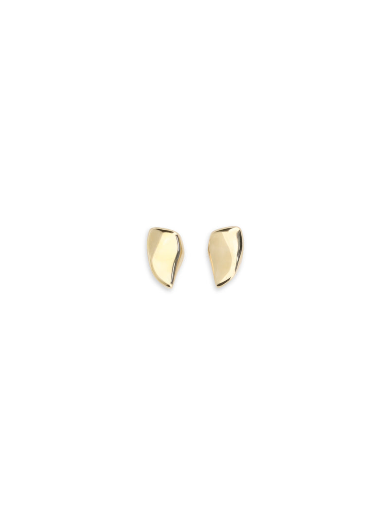 Bottega Veneta Bottega Veneta Geometric Gold Earrings - World Class Fashion