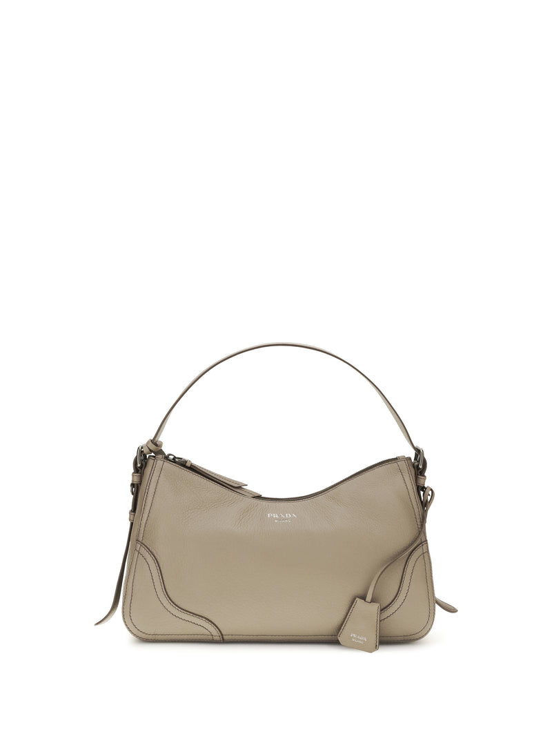 Prada Prada Aimée Large Shoulder Bag Argilla - World Class Fashion