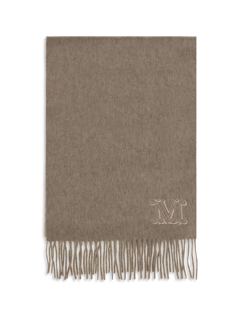 Max Mara Max Mara Dalia Scarf Dark Brown - World Class Fashion