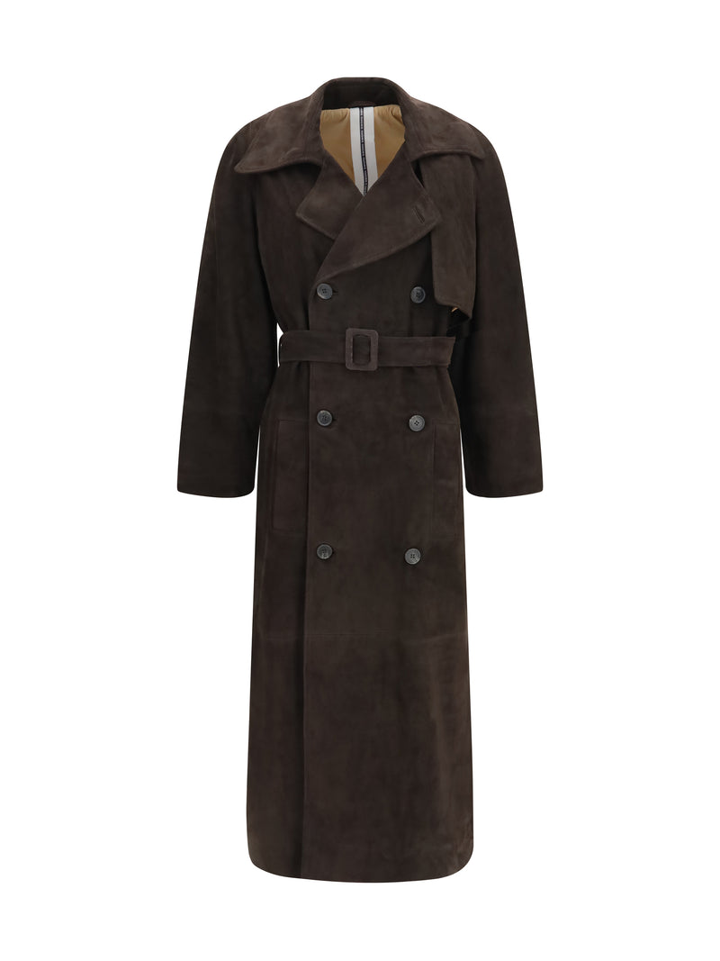 Sword 6.6.44 Sword 6.6.44 Suede Coat Moka Women - World Class Fashion