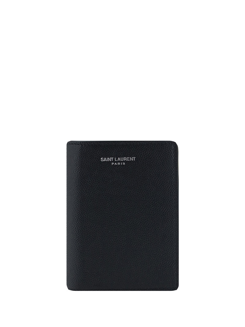Saint Laurent Saint Laurent Embossed Leather Wallet - World Class Fashion
