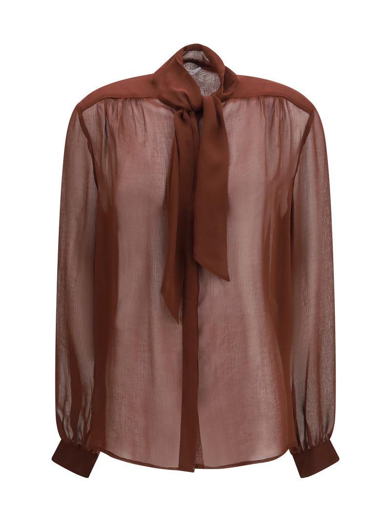 Lardini Lardini Creponne Blouse Blue Women - World Class Fashion