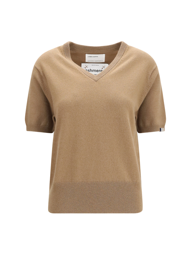 Extreme Cashmere Extreme Cashmere N°490 Martina Sweater Chai - World Class Fashion