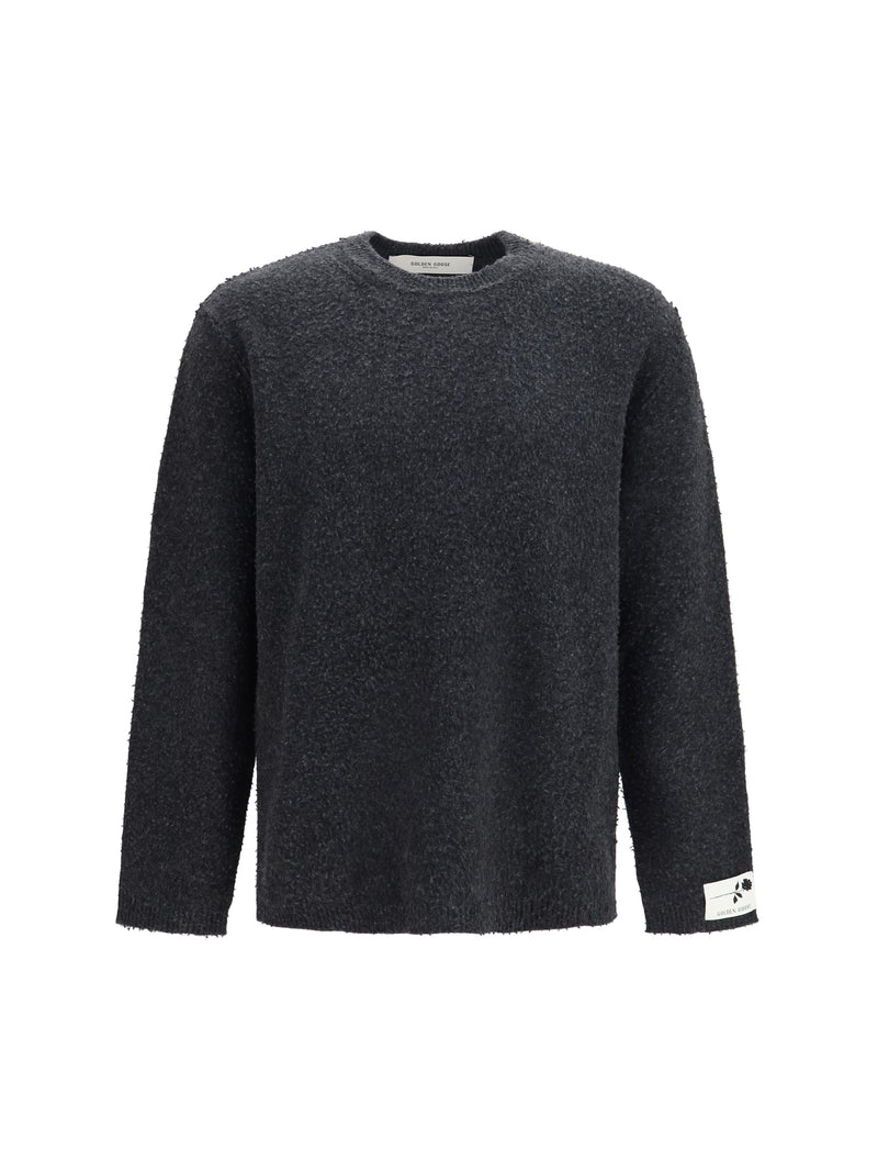Golden Goose Golden Goose Crew Neck Wool Sweater Grey - World Class Fashion