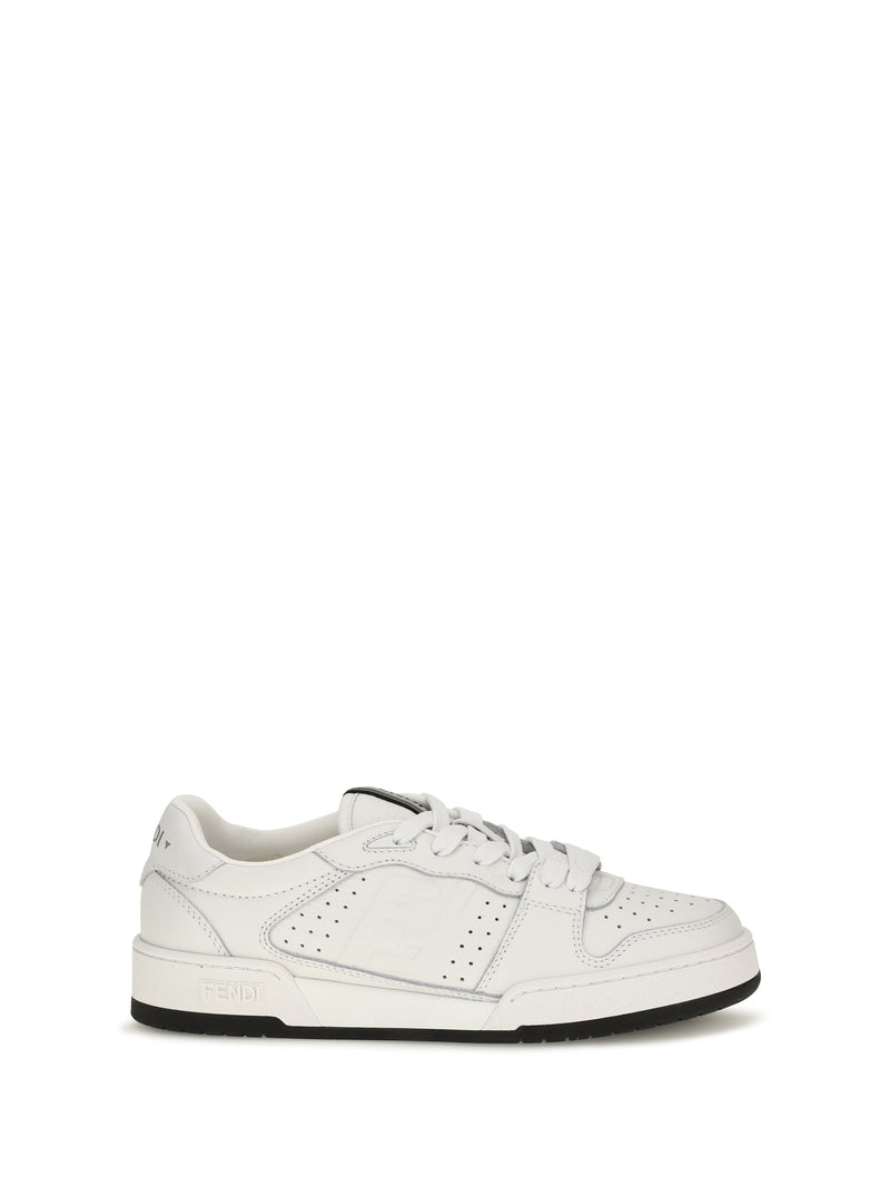 Fendi Fendi Match Canvas and Suede Sneakers Black Women - World Class Fashion