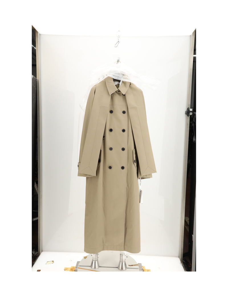 Dior Dior Cam-Trench Cotton Trench Coat Beige - World Class Fashion
