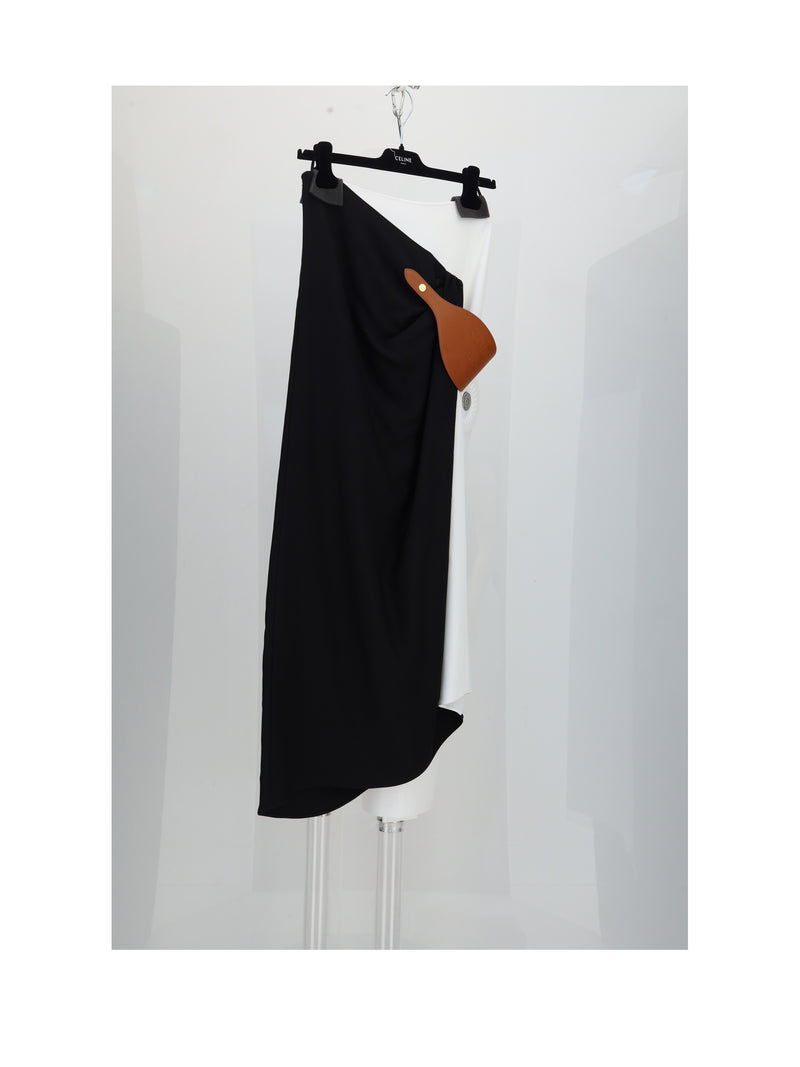 Celine Celine Draped Skirt Black Women - World Class Fashion