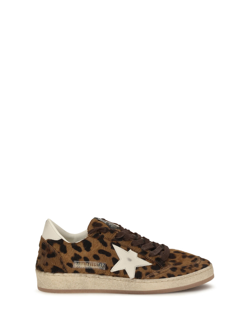 Golden Goose Golden Goose Ball Star Sneakers Brown/Cream - World Class Fashion