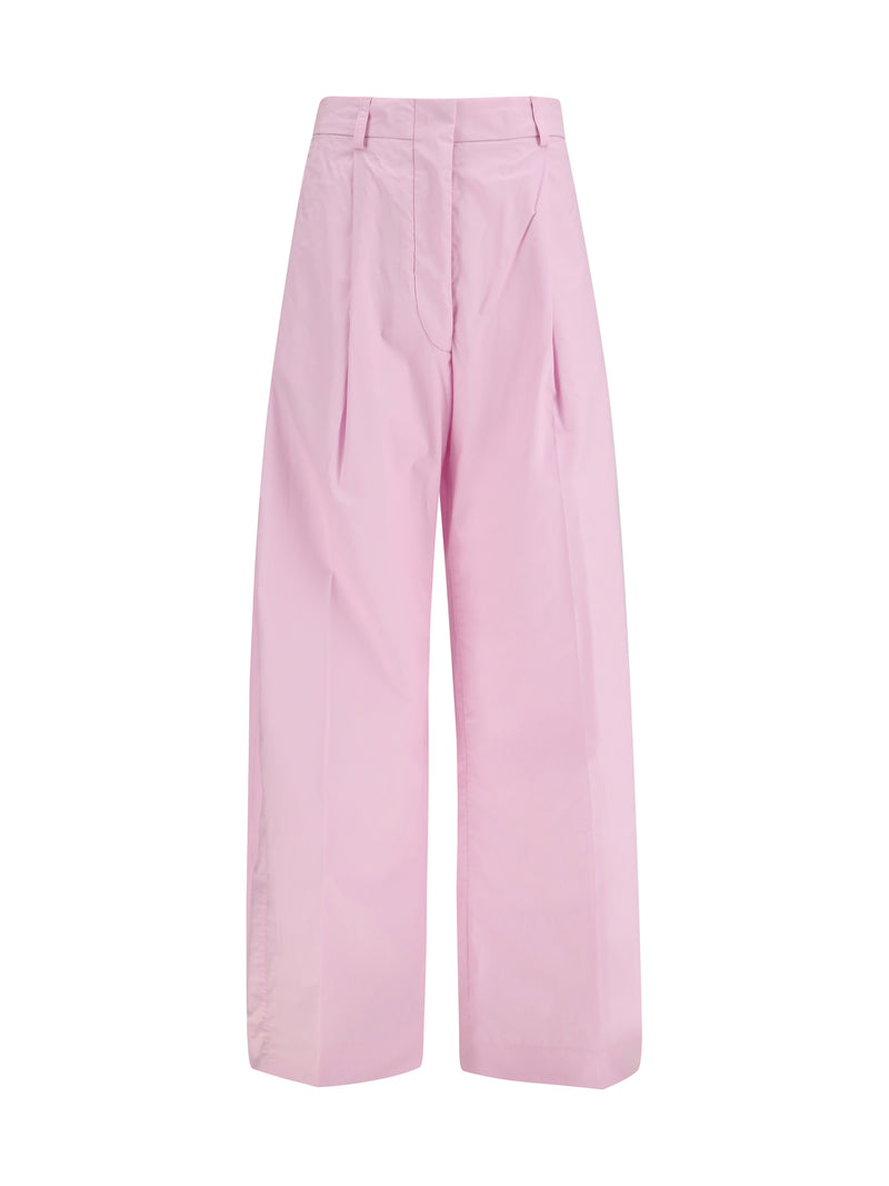 The Latest The Latest Wide-leg Cotton Pants Pink - World Class Fashion