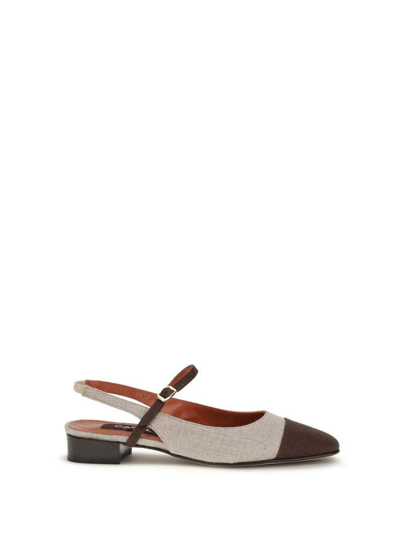 Carel Paris Carel Paris Oceano Ballerinas Beige/Brown - World Class Fashion