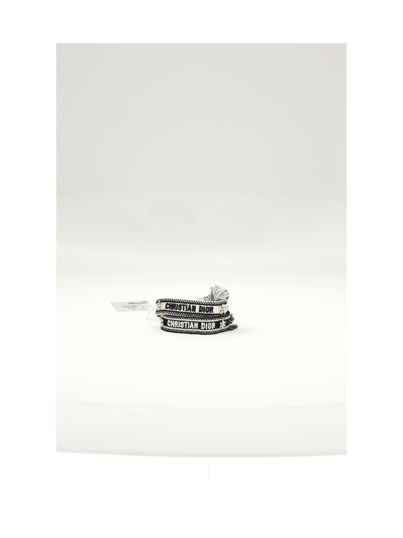 Dior Dior J'ADIOR Woven Bracelet Black/White - World Class Fashion