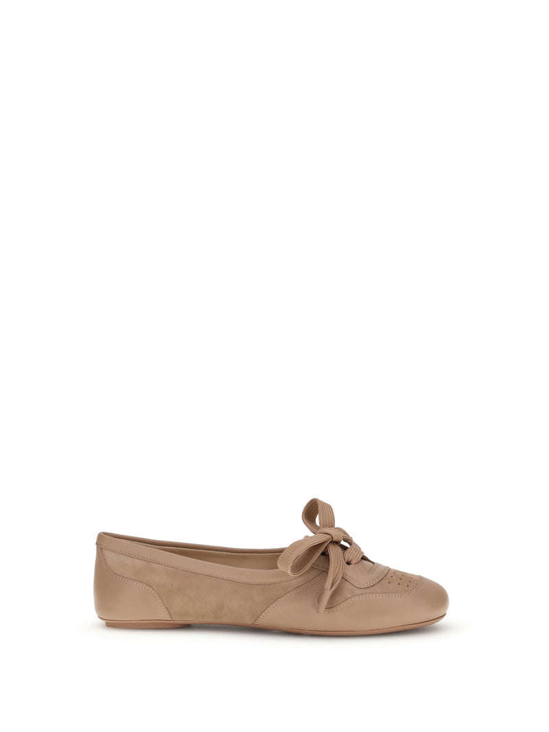 Gianvito Rossi Gianvito Rossi Vault Ballerinas Praline - World Class Fashion