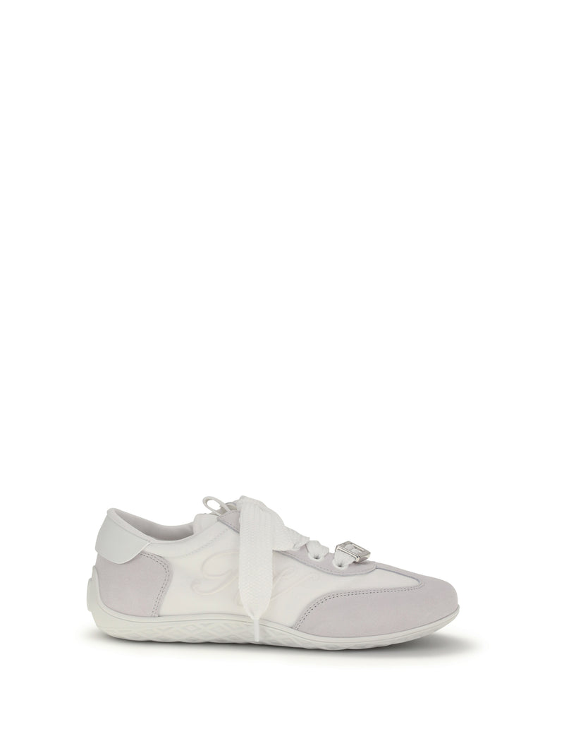 Roger Vivier Roger Vivier Viv Low Sneakers Off White - World Class Fashion
