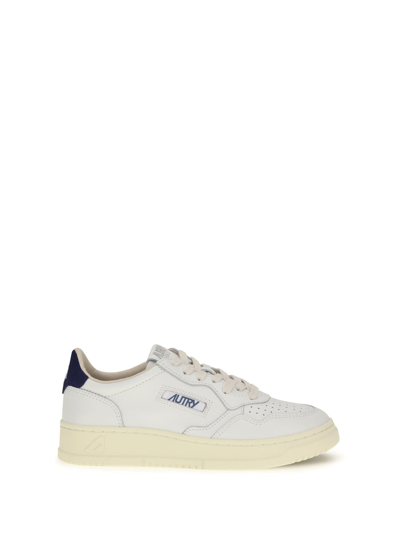 Autry Autry Medialist Low Sneakers White/Blue Women - World Class Fashion