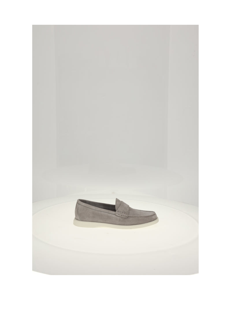 Dior Homme Dior Homme Granville Suede Grey Men Loafers - World Class Fashion