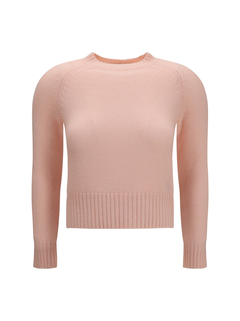 Acne Studios Acne Studios Cashmere Crewneck Sweater Light Rose Pink - World Class Fashion