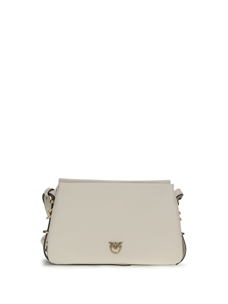 Pinko Pinko One Two Three Mini Shoulder Bag Bianco Seta - World Class Fashion