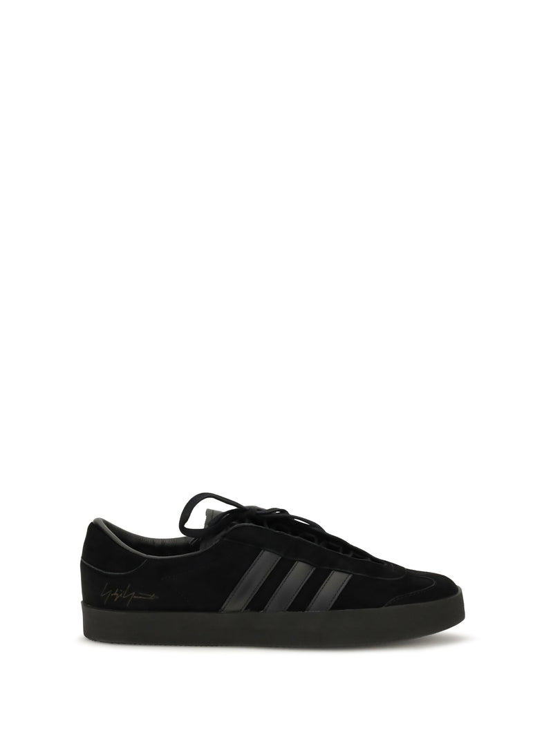 Y-3 Y-3 Gazelle Leather Sneakers Black Men - World Class Fashion