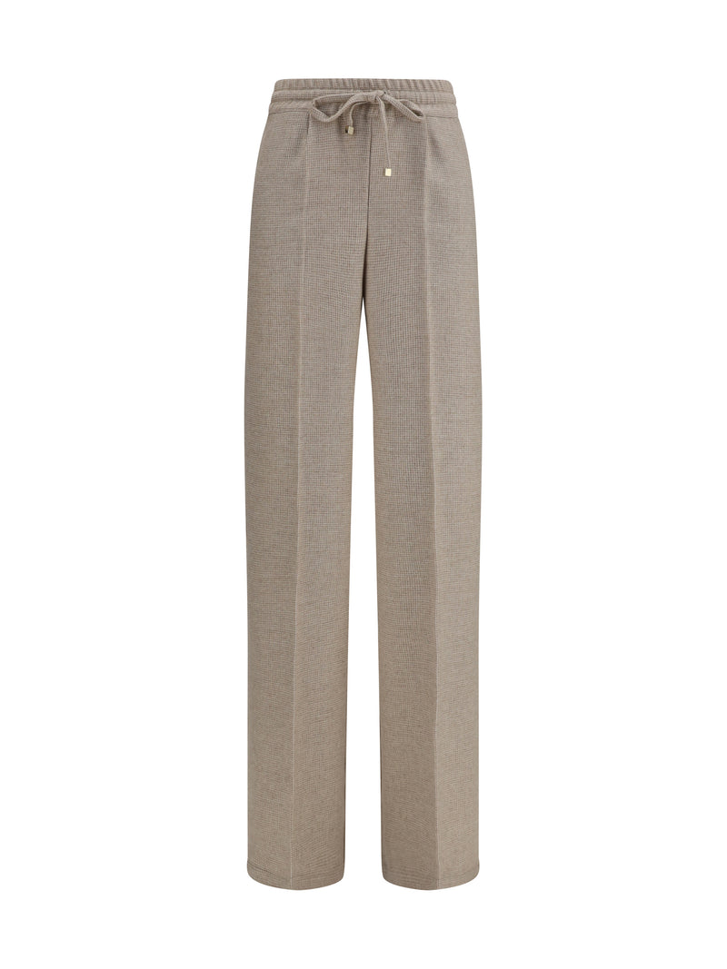 Kiton Pantalones de cachemira Kiton con cordón Tortora - World Class Fashion