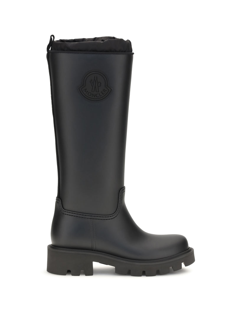 Moncler Moncler Knee-high Kickstream Boots Black - World Class Fashion