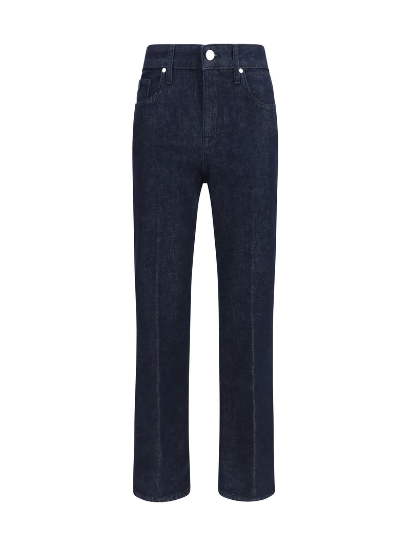 Jacob Cohen Jacob Cohen Kate Crop Straight Pants White Women - World Class Fashion