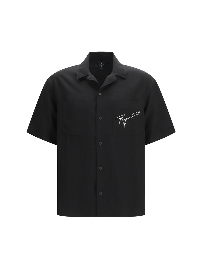 Represent Represent Love And Kisses Resort Shirt Jet Black - World Class Fashion
