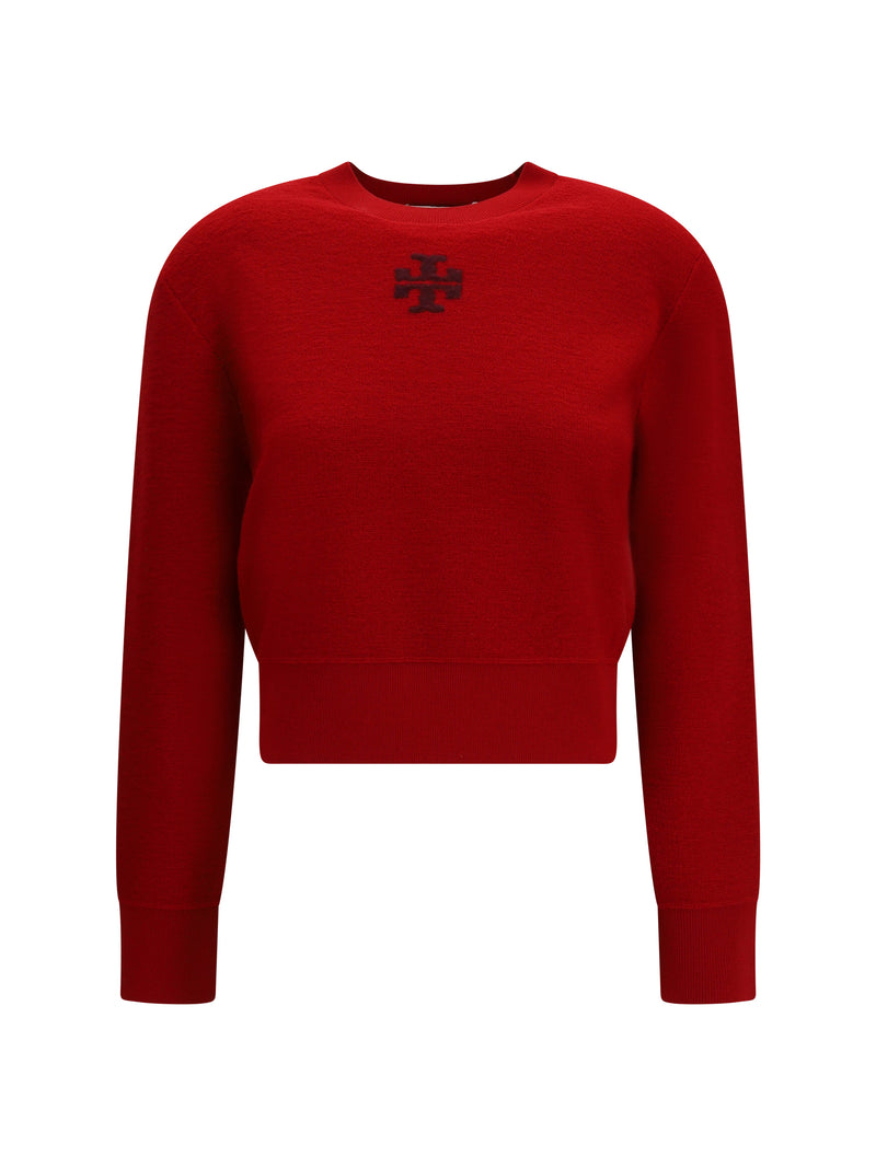 Tory Burch Suéter de lana Tory Burch rojo para mujer - World Class Fashion