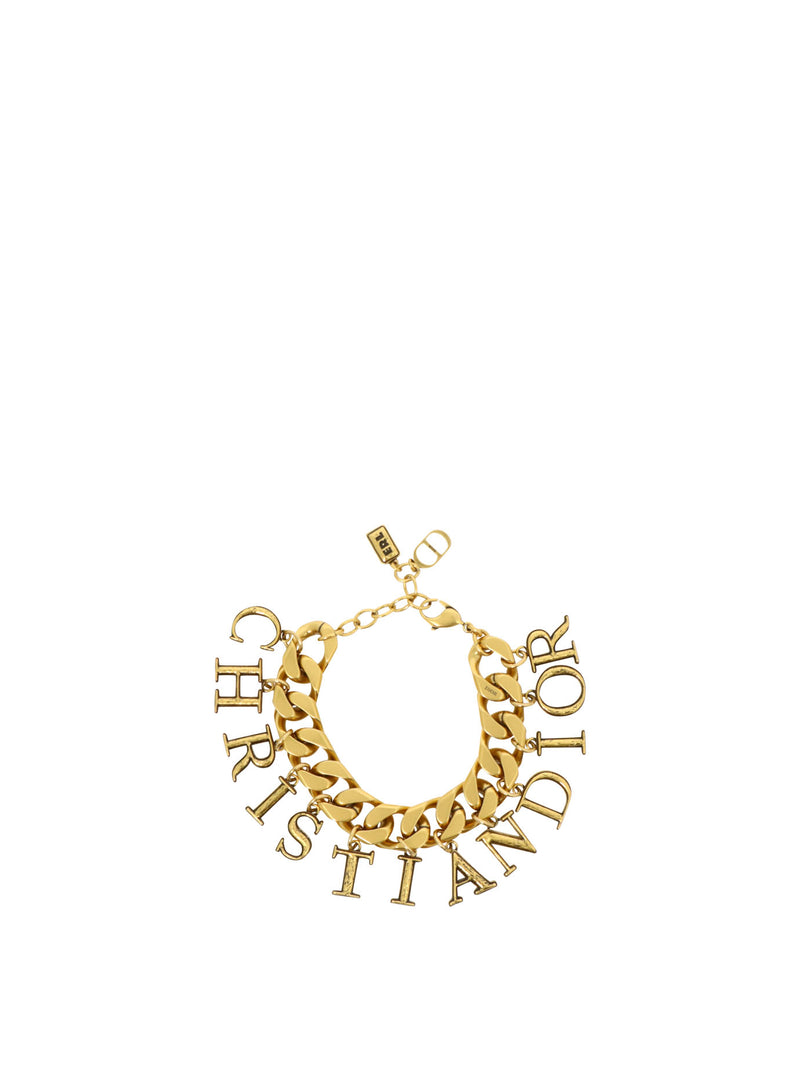 Dior Pulsera Dior X Erl dorada para hombre - World Class Fashion