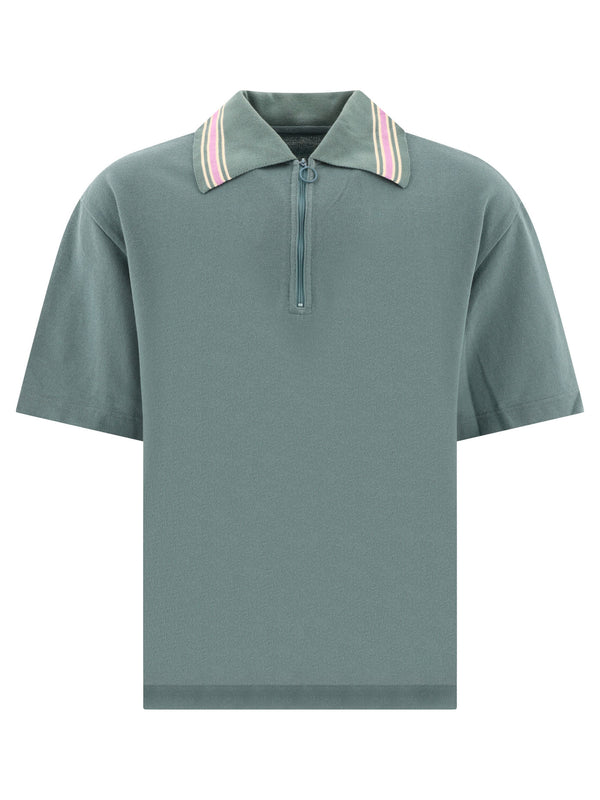 Kapital "zip Up" Polo Shirt