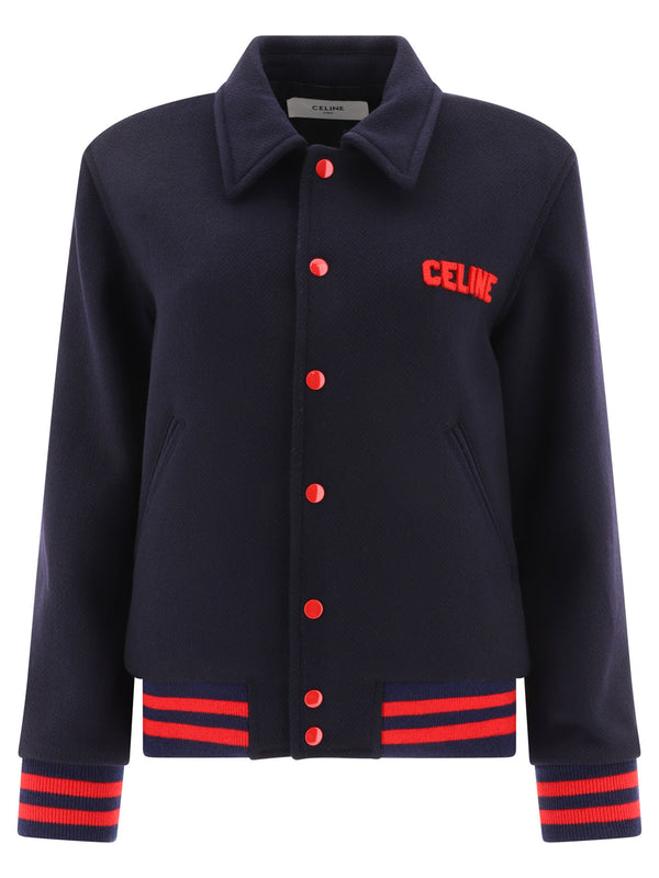 Celine "teddy Celine Paris" Bomber Jacket
