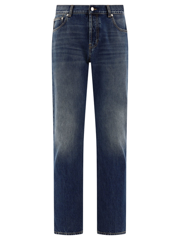 Alexander Mcqueen Jeans With Logo Detail