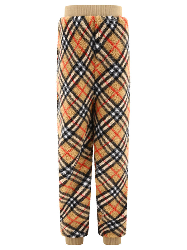 Burberry Kids "edgar Check" Joggers