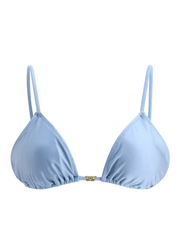 Ganni "blue String" Bikini Top