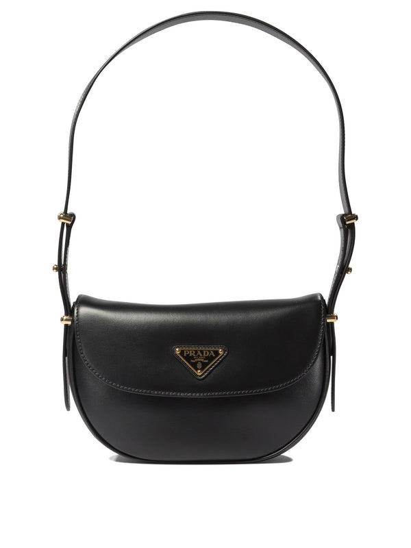 Prada "prada Arqué" Shoulder Bag With Flap