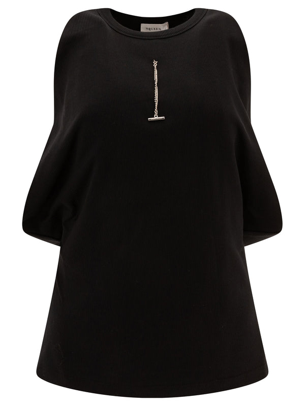 Alexander Mcqueen Ribbed Top